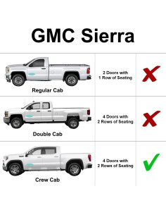 Parasoles laterales YelloPro Auto para GMC Sierra 2020-2025 2