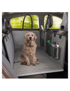 Funda de Asiento para Perros Katziela Gris Impermeable 132x63cm