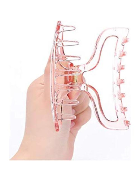 3 Clips de Pelo Acrílicos Antideslizantes SYBL 10cm