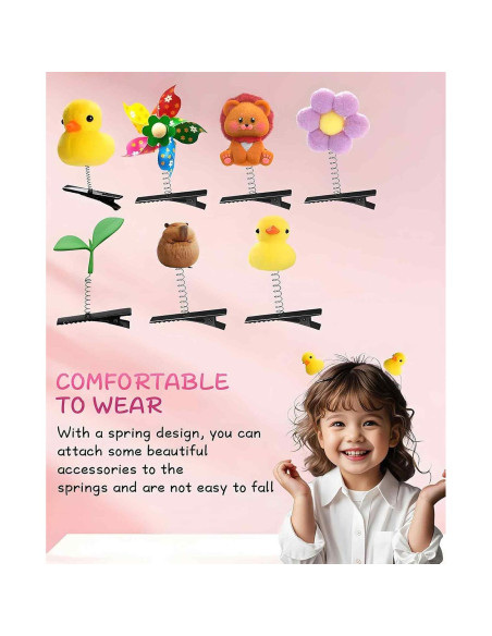 100 Clips de Metal en Forma de Pato Waaqkid para DIY