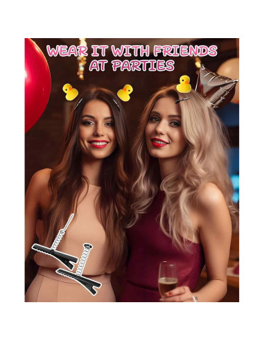 100 Clips de Metal en Forma de Pato Waaqkid para DIY