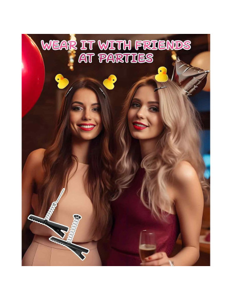 100 Clips de Metal en Forma de Pato Waaqkid para DIY