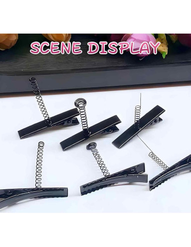 100 Clips de Metal en Forma de Pato Waaqkid para DIY