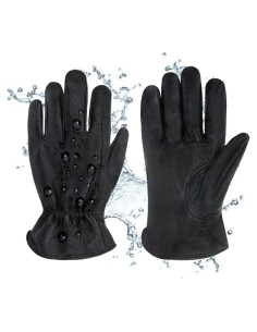 Guantes de Trabajo OLSON DEEPAK de Cuero de Vaca Impermeables
