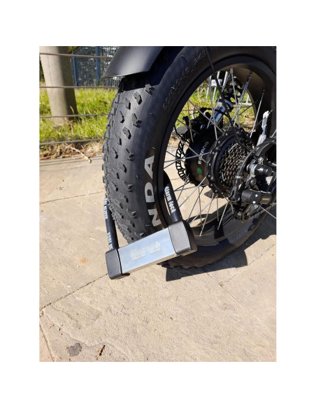 Candado U Lock Antirrobo ENZZONE con Alarma 16mm Acero Inoxidable