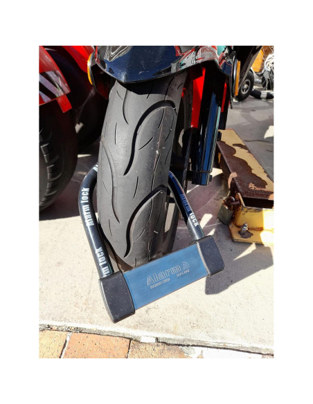 Candado U Lock Antirrobo ENZZONE con Alarma 16mm Acero Inoxidable