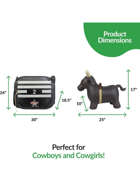 Toro Inflable Lil Bucker Big Country Toys + Chute PBR