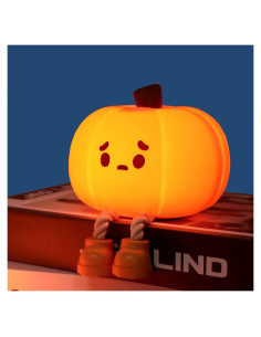 Luz Nocturna Calabaza EEKEDO Táctil Recargable 10.4cm