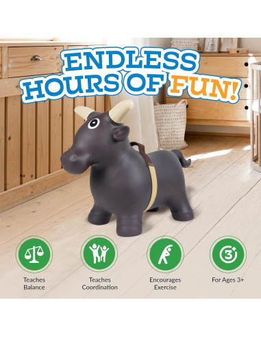 Toro Inflable Lil Bucker Big Country Toys + Chute PBR