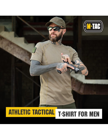 Camiseta Táctica M-Tac para Hombres - Poliester Transpirable