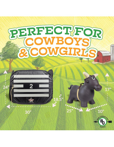 Toro Inflable Lil Bucker Big Country Toys + Chute PBR