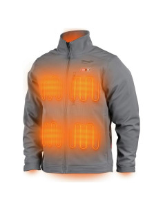 Chaqueta Térmica Sin Cable Milwaukee M12 TOUGHSHELL Gris