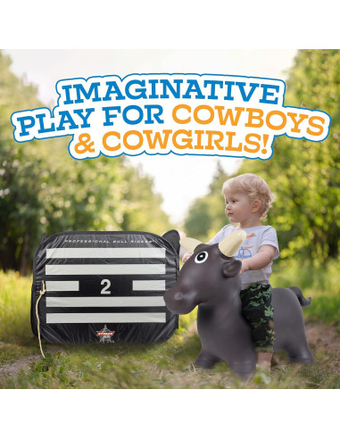 Toro Inflable Lil Bucker Big Country Toys + Chute PBR