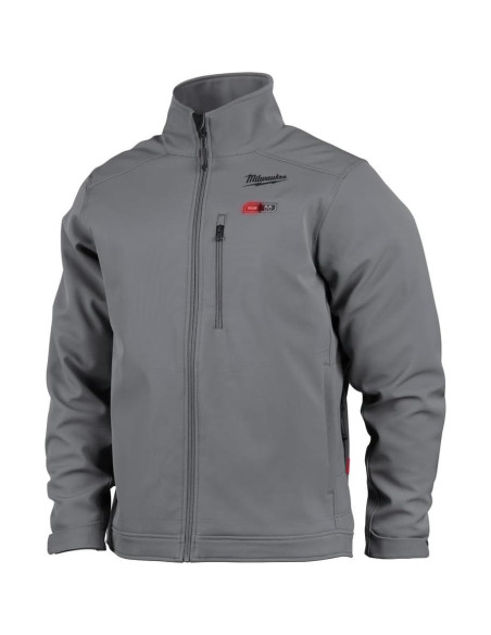 Chaqueta Térmica Sin Cable Milwaukee M12 TOUGHSHELL Gris