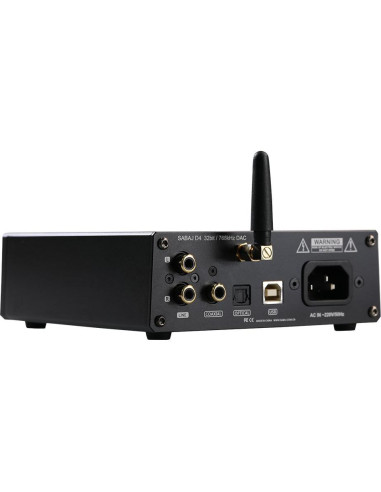 Amplificador de Auriculares Sabaj D4 Bluetooth HiFi 124mW 32