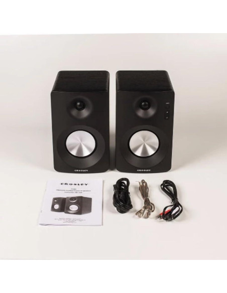 Altavoces Estéreo Bluetooth Crosley S100A-BK 60W Negro (Par)