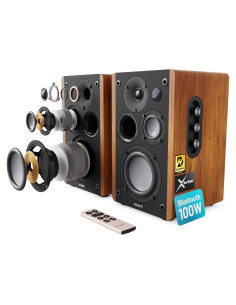 Altavoces de Estantería Majority D100 Activos 100W Bluetooth 5.3