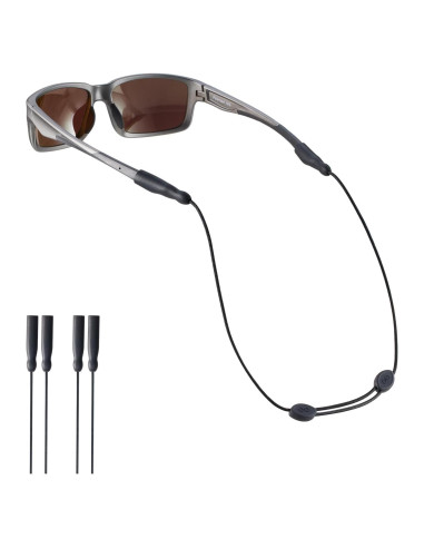 Correa Ajustable para Gafas Omnful - 50.8cm Negro (2pcs)