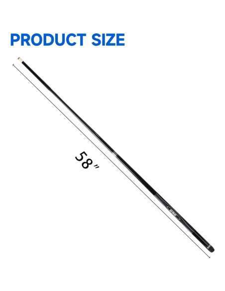Palo de Billar GSE Juegos y Deportes 58" Fibra de Vidrio 510g-600g