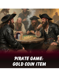 Juego de Monedas Piratas de Metal QPCOS - 102 Pcs Oro y Plata 2