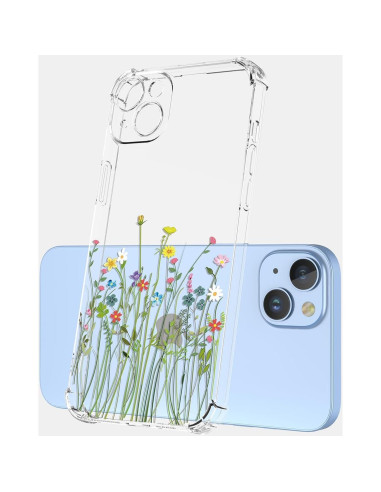 Funda transparente para Sony Xperia 10 II - Diseño de flores