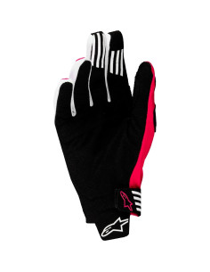 Guantes de Motocicleta Alpinestars Techstar Negro/Rosa Fluo XXL 2