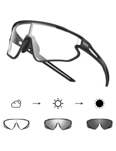 Gafas de Ciclismo ALTALIST UV400 Fotocromáticas Ajustables