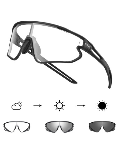 Gafas de Ciclismo ALTALIST UV400 Fotocromáticas Ajustables