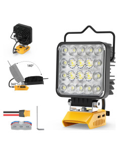Luz de Trabajo LED Azocek 60W 6000LM Inalámbrica 20V