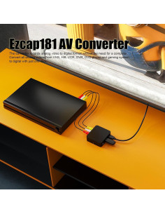 Convertidor de Video Analógico a Digital Yoidesu AV Ezcap181 2