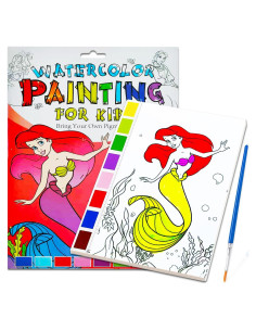 Libro de Colorear Acuarelas JZILU para Niños - Pintura Mágica