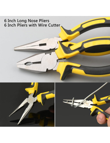 Juego de Herramientas DOWELL 49 Piezas con Caja de Almacenamiento