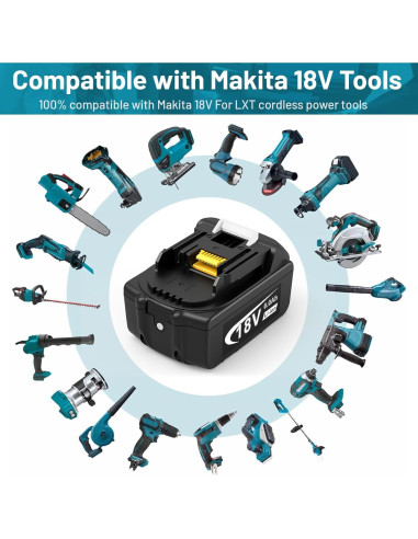 Batería de Litio 6000mAh 18V Djsanu para Makita BL1860