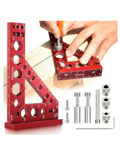 Escuadra de Carpintero Multiusos Idealiveny 14x8.9cm