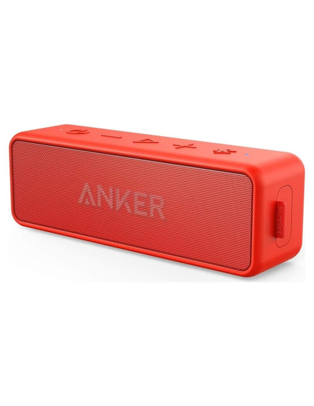 Anker SoundCore 2 Altavoz Bluetooth Portátil Rojo IPX7 24H