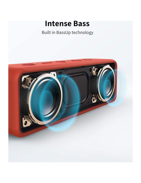 Anker SoundCore 2 Altavoz Bluetooth Portátil Rojo IPX7 24H