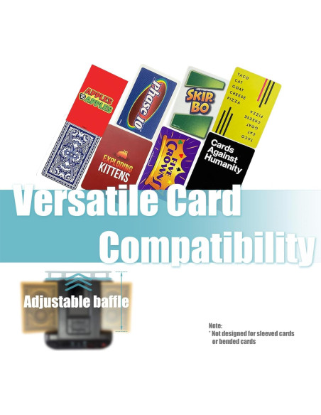 Barajador y Repartidor Automático ZechnoX 2-en-1 Negro