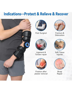 Soporte de Codo Orthomen Ajustable con Bisagra ROM para Recuperación 2