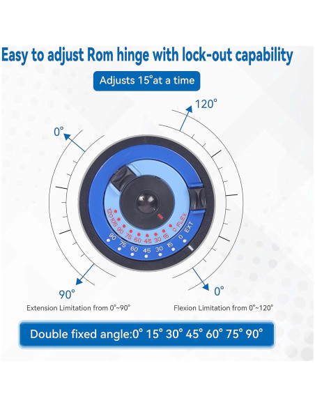 Soporte de Codo Orthomen Ajustable con Bisagra ROM para Recuperación