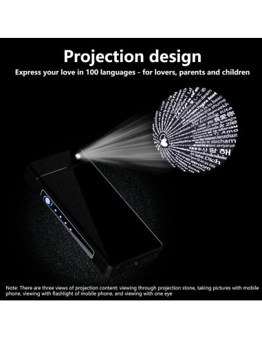 Encendedor Eléctrico Recargable TIKIUKI Mate Oscuro a Prueba de Viento