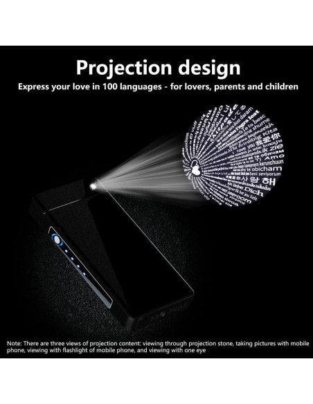 Encendedor Eléctrico Recargable TIKIUKI Mate Oscuro a Prueba de Viento