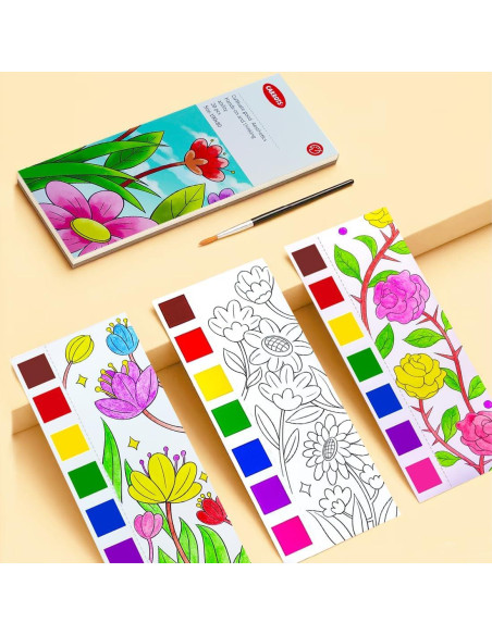 Libro de Colorear Acuarelas JZILU para Niños 4-8 Años