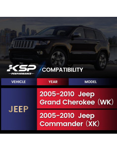 Brazos de Control Superior KSP 1-4" Ajustables para Jeep 2