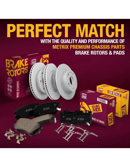 Kit de Freno de Disco Metrix Premium para Toyota y Scion