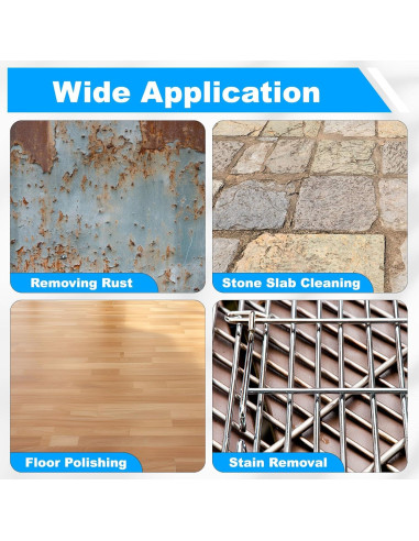 Juego de Cepillos de Alambre Rocaris 15 Piezas para Limpieza