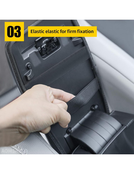 Funda de Apoyabrazos AOMSAZTO Negra para Toyota Corolla 2014-2019