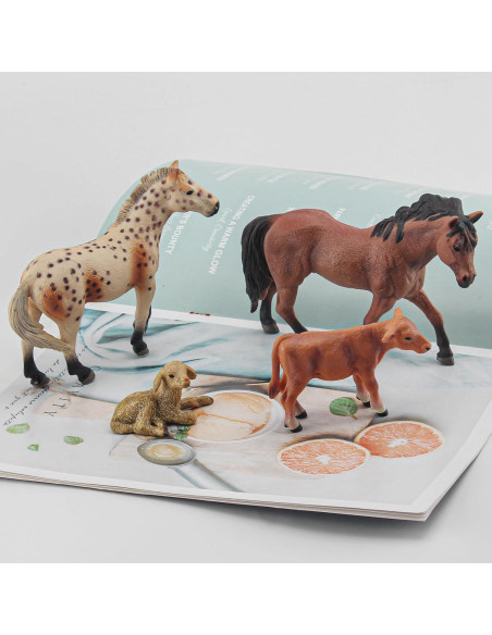 Figuras de Animales de Granja LC JoyCre 4PCS Realistas