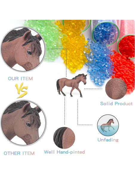 Figuras de Animales de Granja LC JoyCre 4PCS Realistas