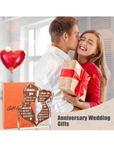 Placa Acrílica Te Elijo LuoHere 13.72x9.65 cm Regalo Romántico