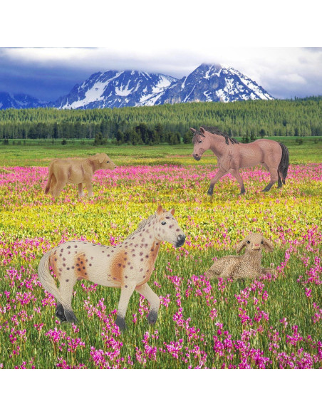 Figuras de Animales de Granja LC JoyCre 4PCS Realistas